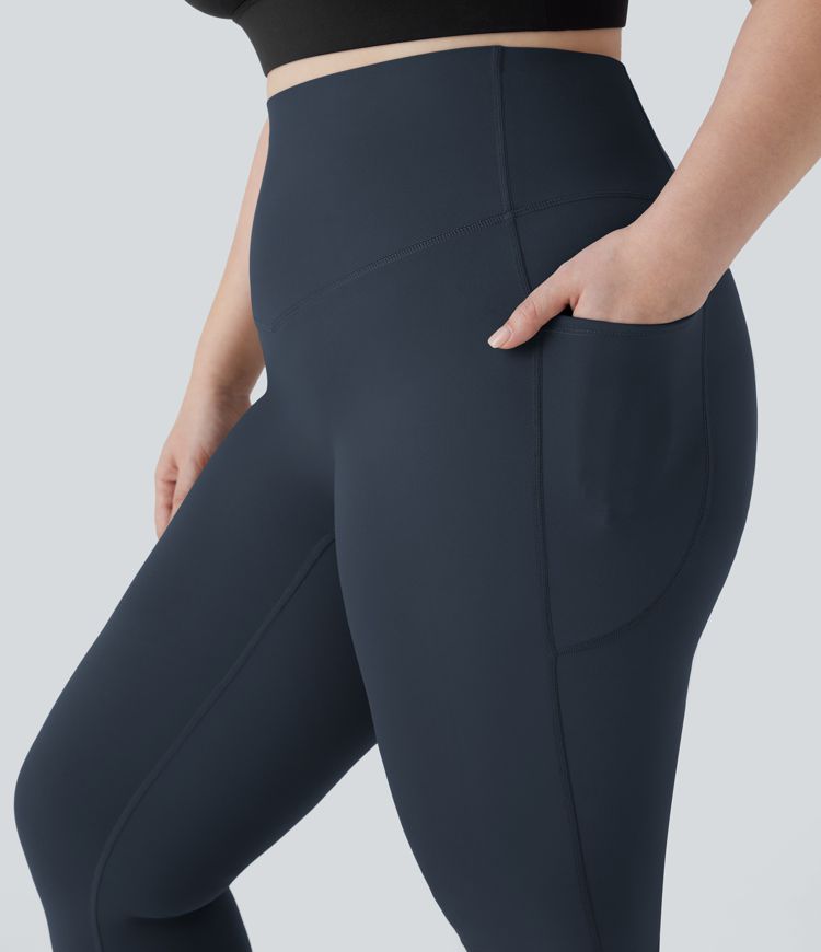 Halara UltraSculpt™ leggings de talle alto con control abdominal, bolsillos y efecto moldeador — estilo bootcut para yoga, tallas grandes Halara UltraSculpt™ leggings de talle alto con control abdominal, bolsillos y efecto moldeador — estilo bootcut para yoga, tallas grandes