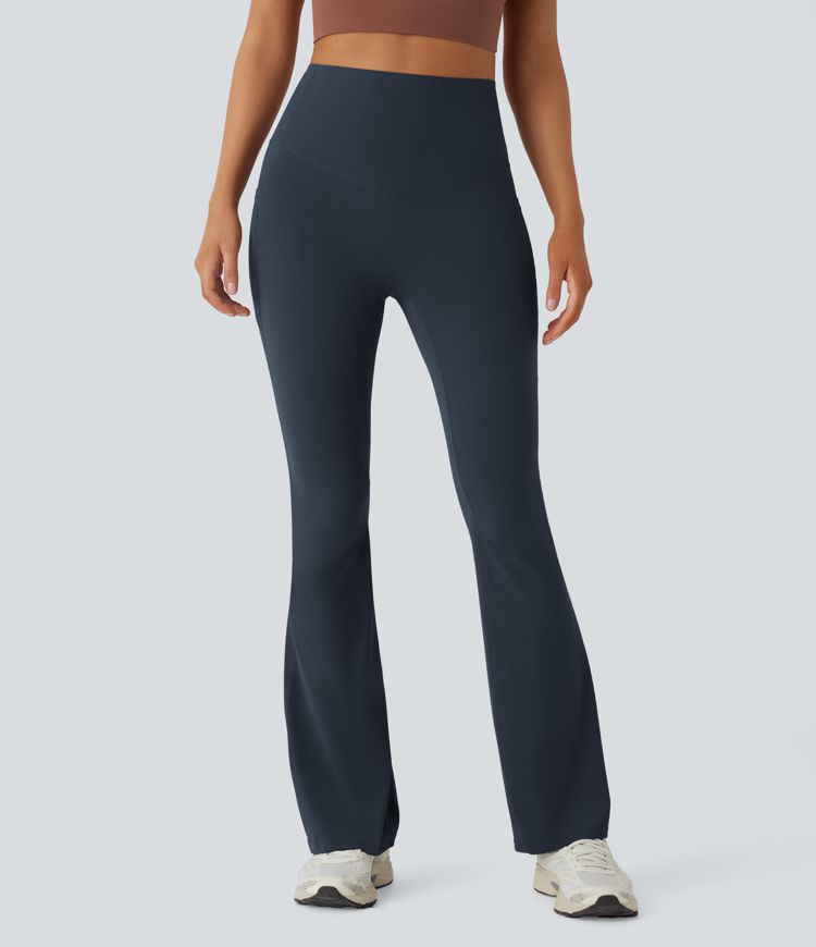 Halara UltraSculpt™ High Waisted Tummy Control Pocket Shaping Yoga Bootcut Leggings