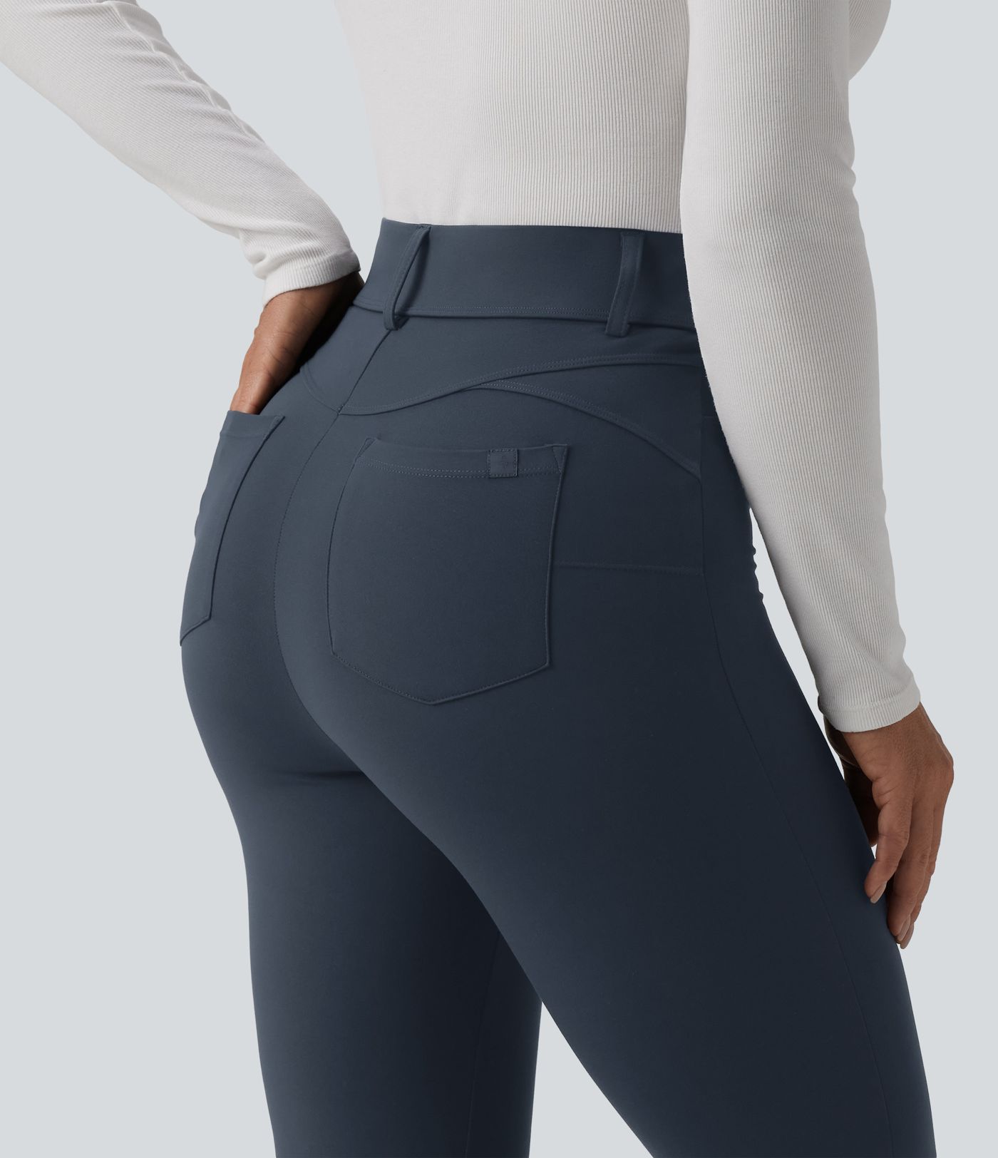 Halara UltraSculpt™ - Lässige 7/8-Leggings mit hohem Bund und Gesäßtaschen