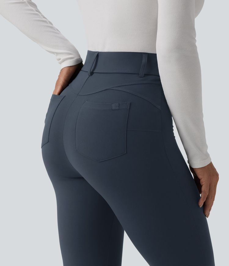 Halara UltraSculpt™ - Lässige 7/8-Leggings mit hohem Bund und Gesäßtaschen