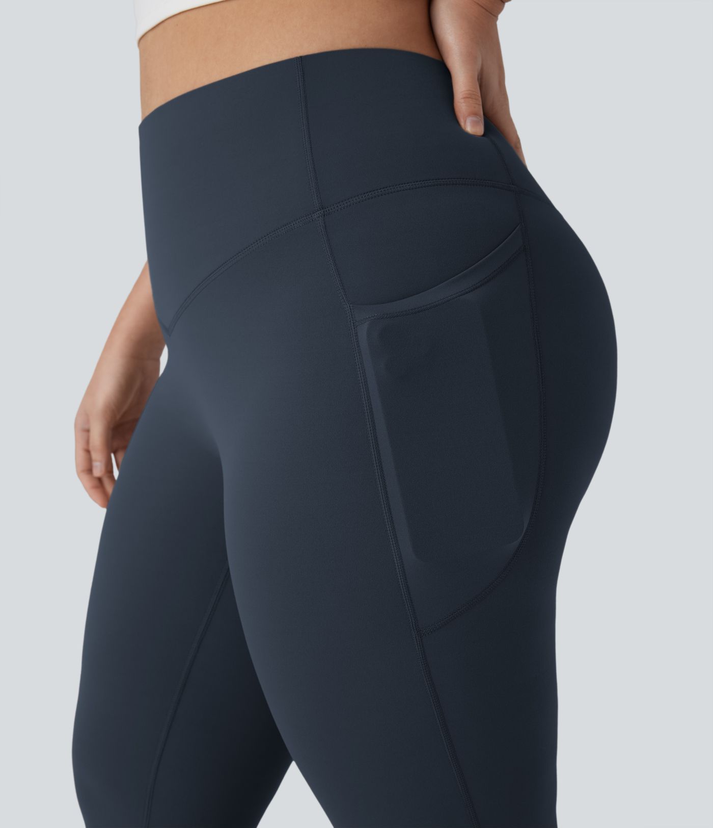 Halara UltraSculpt™ leggings de talle alto con control abdominal, bolsillos y efecto moldeador — estilo bootcut para yoga, tallas grandes Halara UltraSculpt™ leggings de talle alto con control abdominal, bolsillos y efecto moldeador — estilo bootcut para yoga, tallas grandes