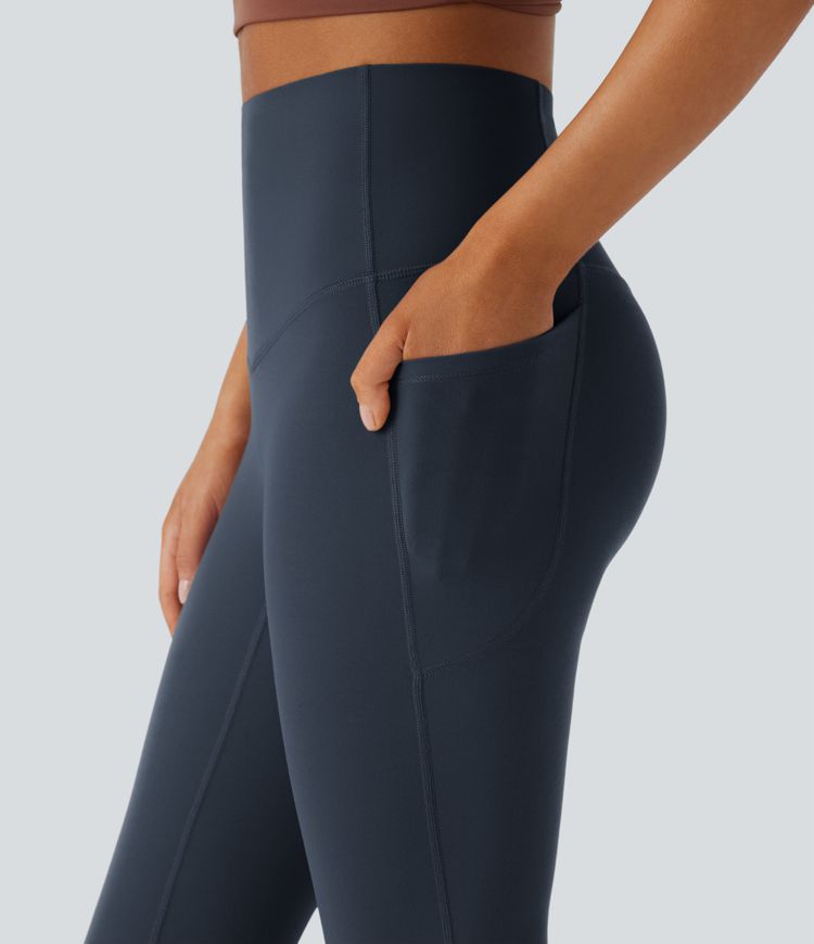 Halara UltraSculpt™ High Waisted Tummy Control Pocket Shaping Yoga Bootcut Leggings