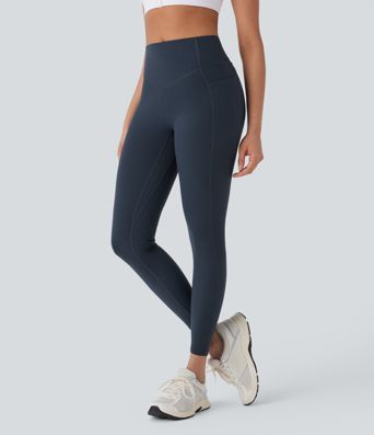 Halara UltraSculpt™ - Formende, geraffte Yoga-Leggings mit hohem Bund, Seitentaschen und Bauchkontrolle - Po-Lifting Halara UltraSculpt™ - Formende, geraffte Yoga-Leggings mit hohem Bund, Seitentaschen und Bauchkontrolle - Po-Lifting