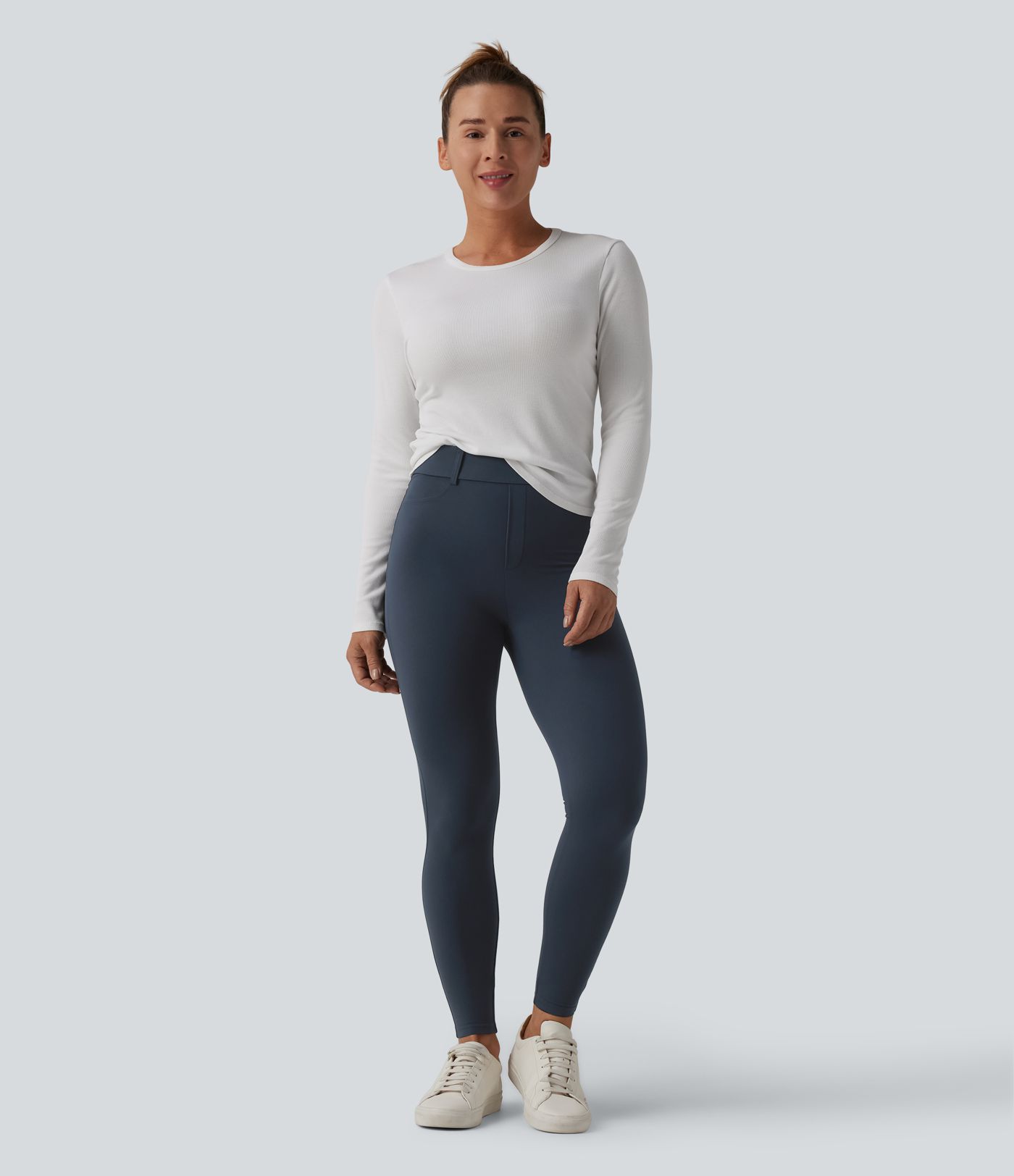 Halara UltraSculpt™ - Lässige 7/8-Leggings mit hohem Bund und Gesäßtaschen