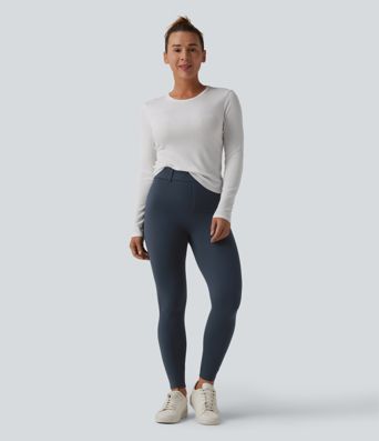 Halara UltraSculpt™ - Lässige 7/8-Leggings mit hohem Bund und Gesäßtaschen