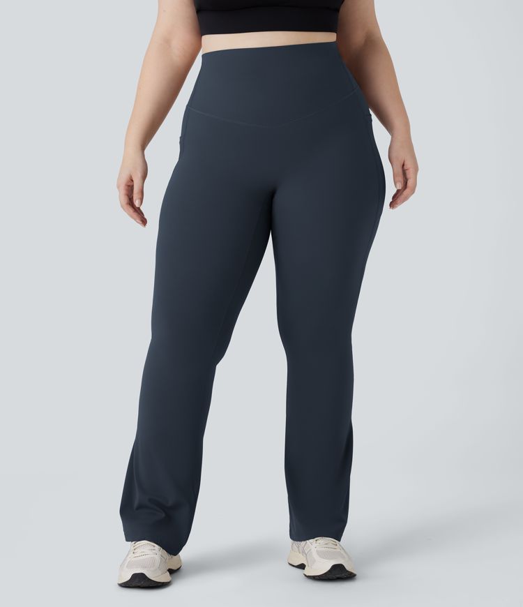 Halara UltraSculpt™ leggings de talle alto con control abdominal, bolsillos y efecto moldeador — estilo bootcut para yoga, tallas grandes Halara UltraSculpt™ leggings de talle alto con control abdominal, bolsillos y efecto moldeador — estilo bootcut para yoga, tallas grandes