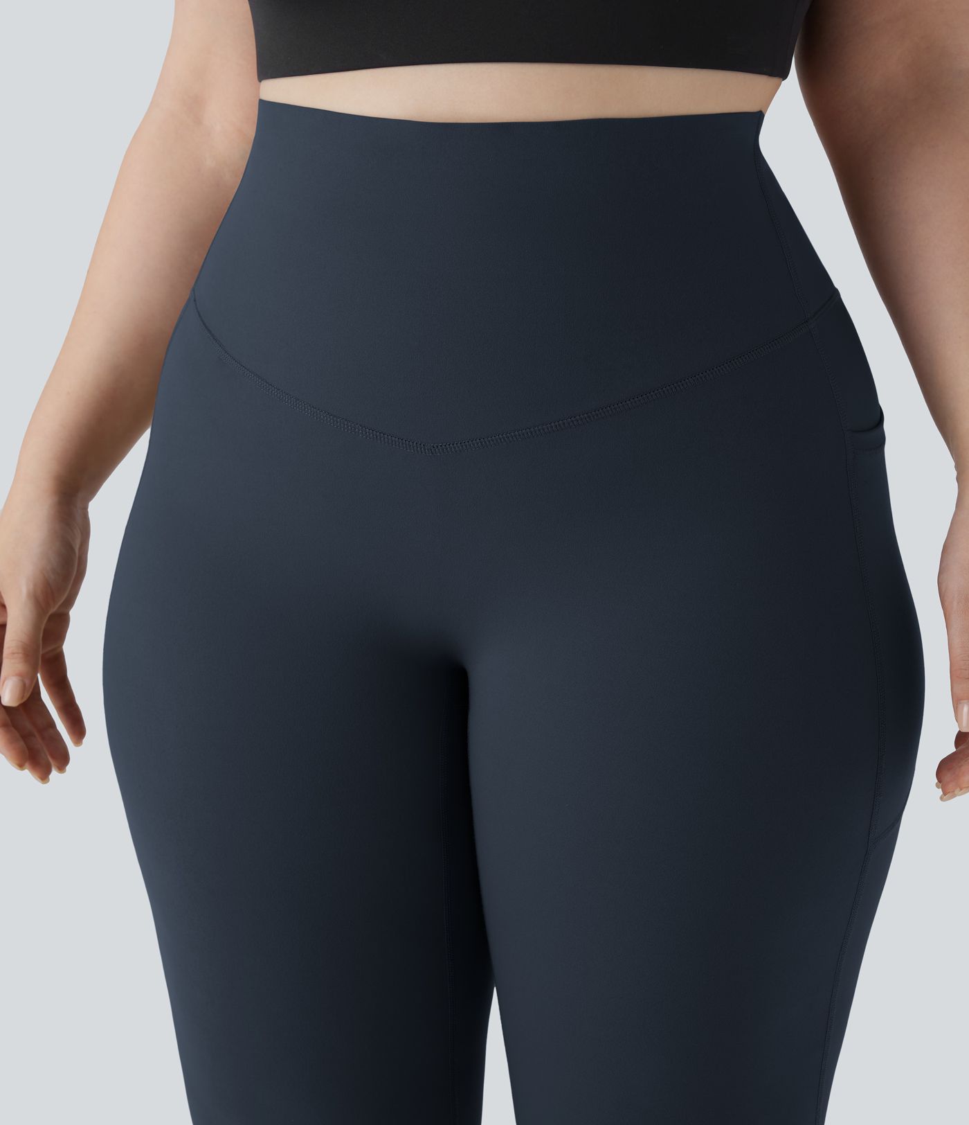 Halara UltraSculpt™ leggings de talle alto con control abdominal, bolsillos y efecto moldeador — estilo bootcut para yoga, tallas grandes Halara UltraSculpt™ leggings de talle alto con control abdominal, bolsillos y efecto moldeador — estilo bootcut para yoga, tallas grandes