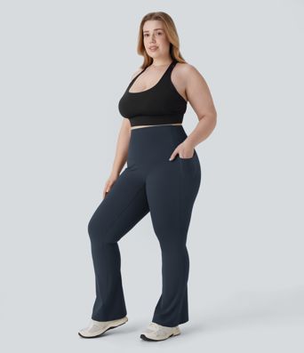 Halara UltraSculpt™ leggings de talle alto con control abdominal, bolsillos y efecto moldeador — estilo bootcut para yoga, tallas grandes Halara UltraSculpt™ leggings de talle alto con control abdominal, bolsillos y efecto moldeador — estilo bootcut para yoga, tallas grandes