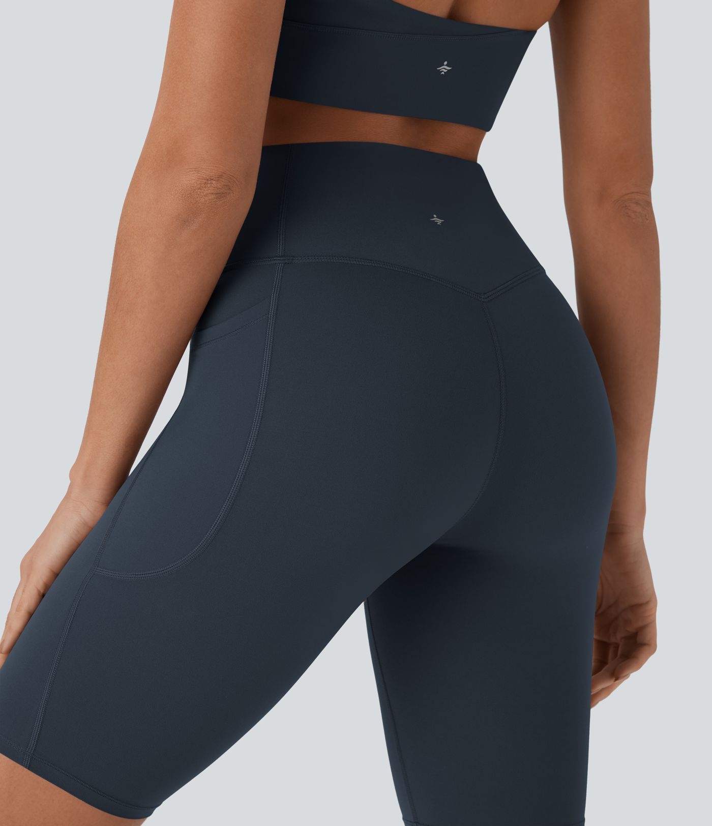 Halara UltraSculpt™ High Waisted Tummy Control Pocket Shaping Training Biker Shorts 9'' Halara UltraSculpt™ High Waisted Tummy Control Pocket Shaping Training Biker Shorts 9''