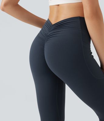 Halara UltraSculpt™ - Formende Yoga-Leggigns mit hohem Bund, Seitentaschen, Booty-Scrunch und Bauchkontrolle Halara UltraSculpt™ - Formende Yoga-Leggigns mit hohem Bund, Seitentaschen, Booty-Scrunch und Bauchkontrolle