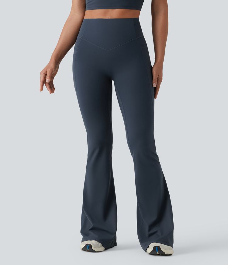 Halara UltraSculpt™ High Waisted Scrunch Butt Lifting Tummy Control Shaping Yoga Flare Leggings with Pockets Halara UltraSculpt™ High Waisted Scrunch Butt Lifting Tummy Control Shaping Yoga Flare Leggings with Pockets