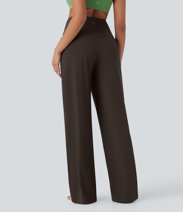 Halara UltraSculpt™ High Waisted Tummy Control Straight Leg Women Track Yoga Pants with Pockets Halara UltraSculpt™ High Waisted Tummy Control Straight Leg Women Track Yoga Pants with Pockets