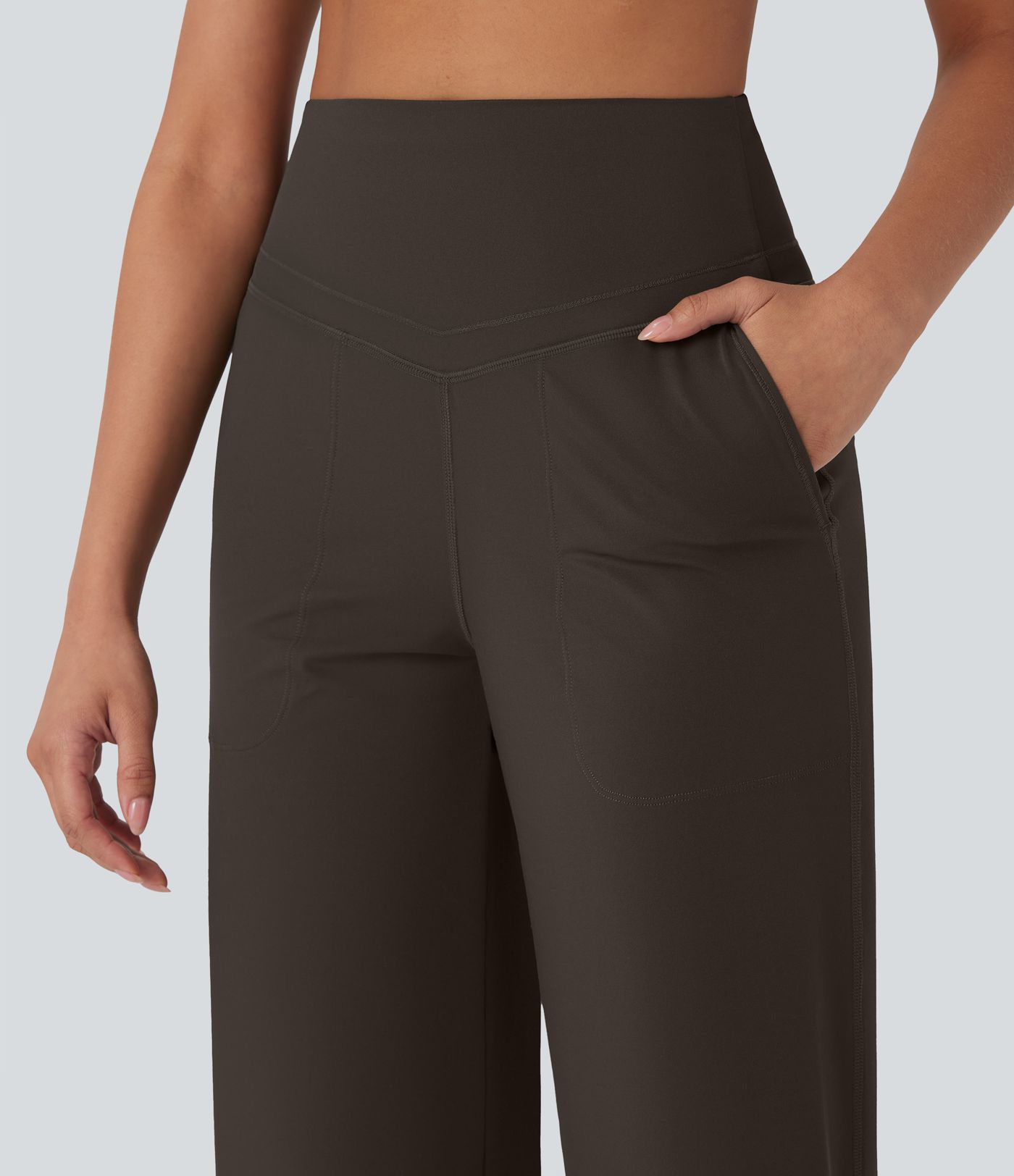 Halara UltraSculpt™ High Waisted Tummy Control Straight Leg Women Track Yoga Pants with Pockets Halara UltraSculpt™ High Waisted Tummy Control Straight Leg Women Track Yoga Pants with Pockets