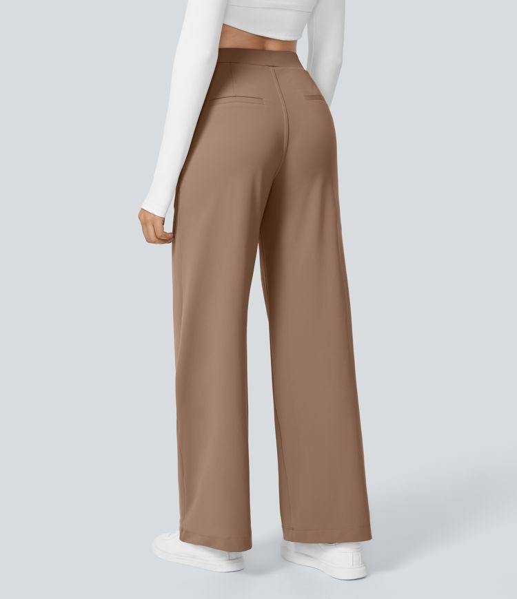 Halara Flex™ DayStretch High Waisted Pocket Straight Leg Work Pants
