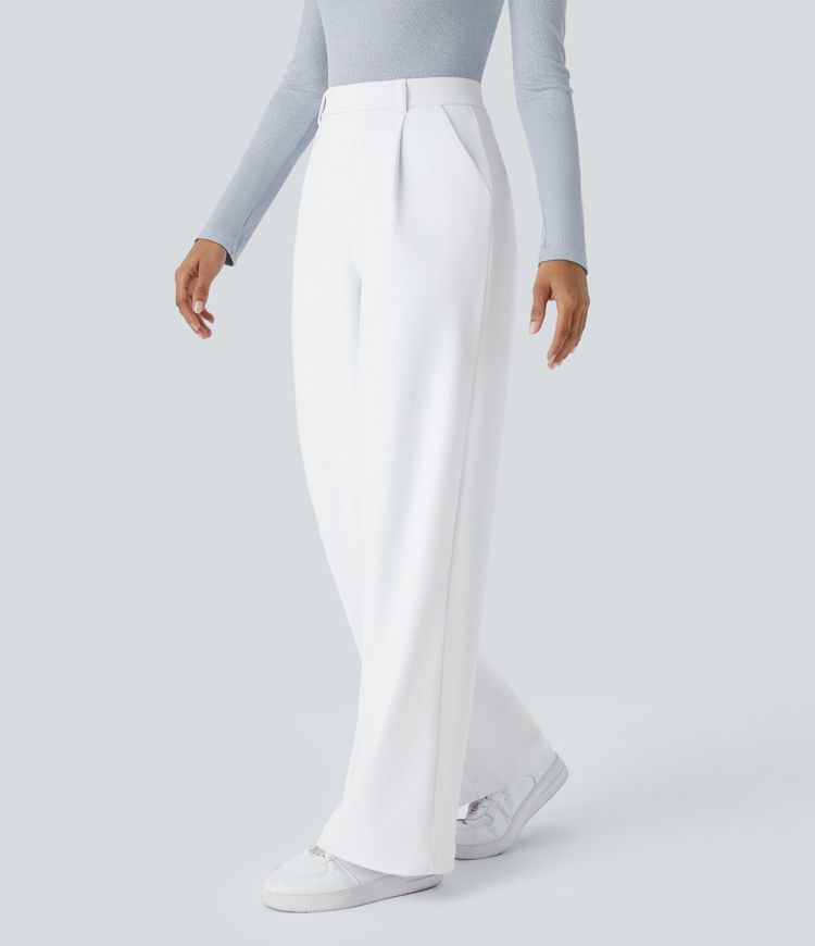 Halara Flex™ DayStretch High Waisted Pocket Straight Leg Work Pants