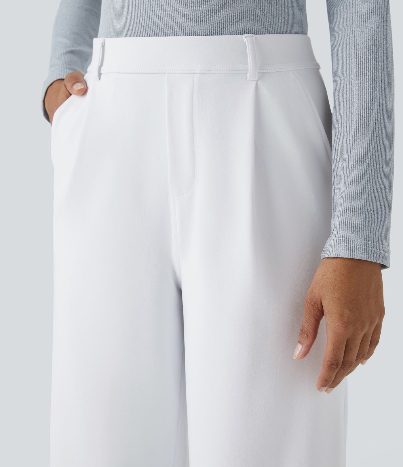 Halara Flex™ DayStretch High Waisted Pocket Straight Leg Work Pants