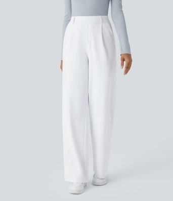 Halara Flex™ DayStretch High Waisted Pocket Straight Leg Work Pants