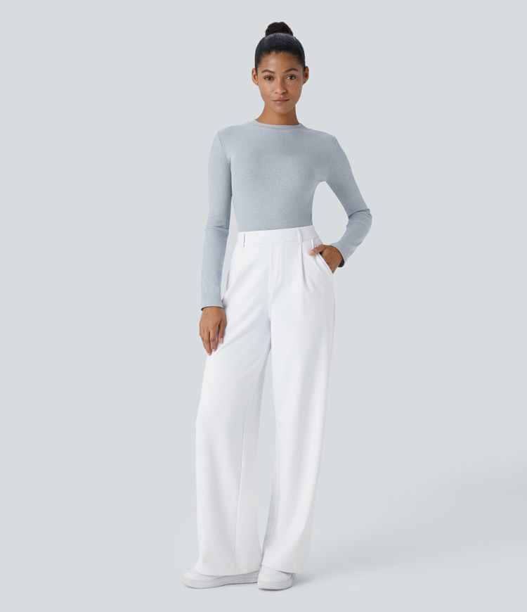 Halara Flex™ DayStretch High Waisted Pocket Straight Leg Work Pants