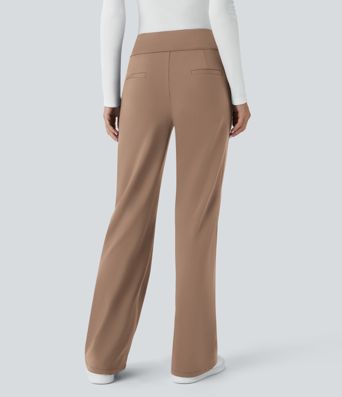 Halara Flex™ DayStretch Mid Rise Side Zipper Pocket Work Flare Pants Halara Flex™ DayStretch Mid Rise Side Zipper Pocket Work Flare Pants