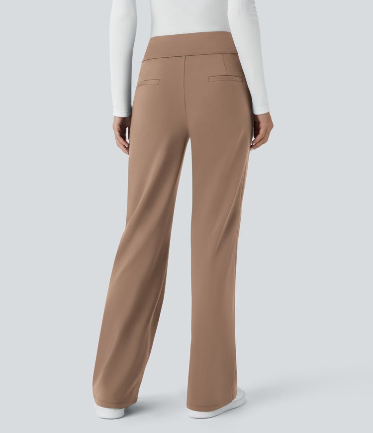 Halara Flex™ DayStretch Mid Rise Side Zipper Pocket Work Flare Pants Halara Flex™ DayStretch Mid Rise Side Zipper Pocket Work Flare Pants