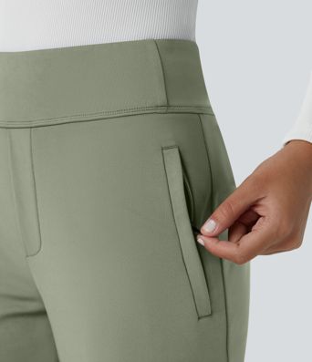 Halara Flex™ DayStretch Mid Rise Side Zipper Pocket Work Flare Pants Halara Flex™ DayStretch Mid Rise Side Zipper Pocket Work Flare Pants