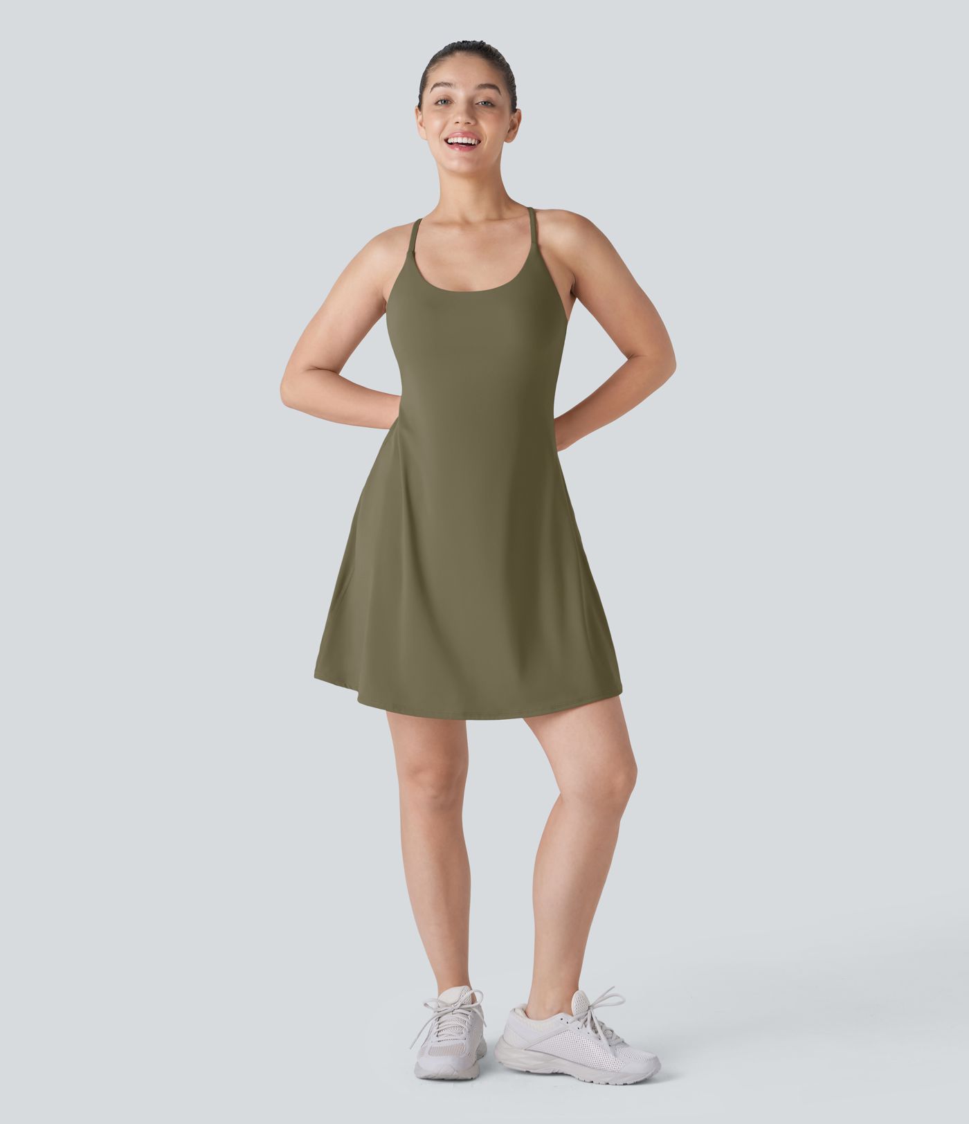 SoftlyZero™ Plush Backless Active Dress-Longer Length-Easy Peezy Edition