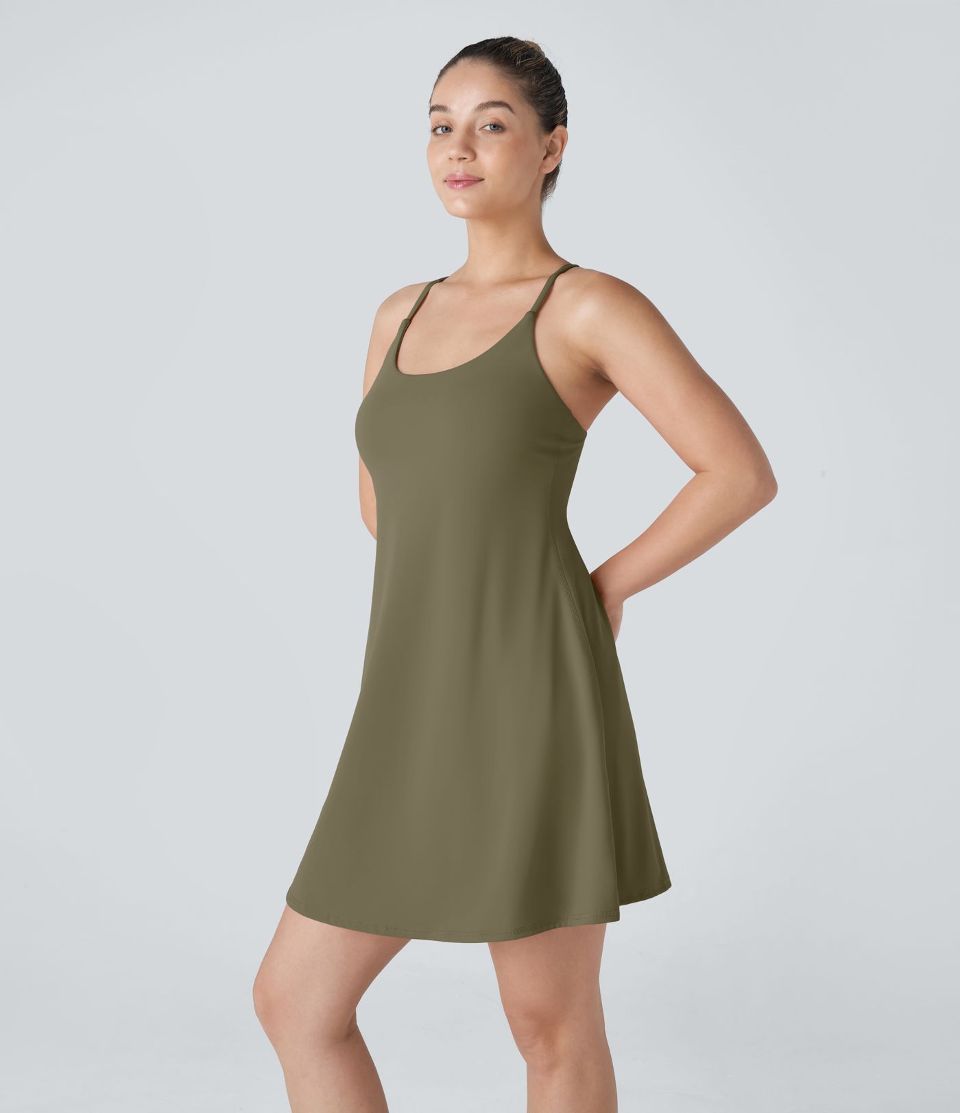 SoftlyZero™ Plush Backless Active Dress-Longer Length-Easy Peezy Edition