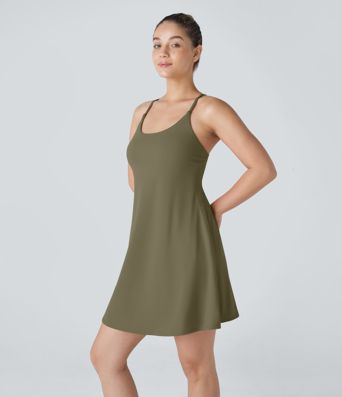 SoftlyZero™ Plush Backless Active Dress-Longer Length-Easy Peezy Edition