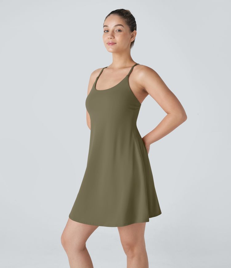 SoftlyZero™ Plush Backless Active Dress-Longer Length-Easy Peezy Edition
