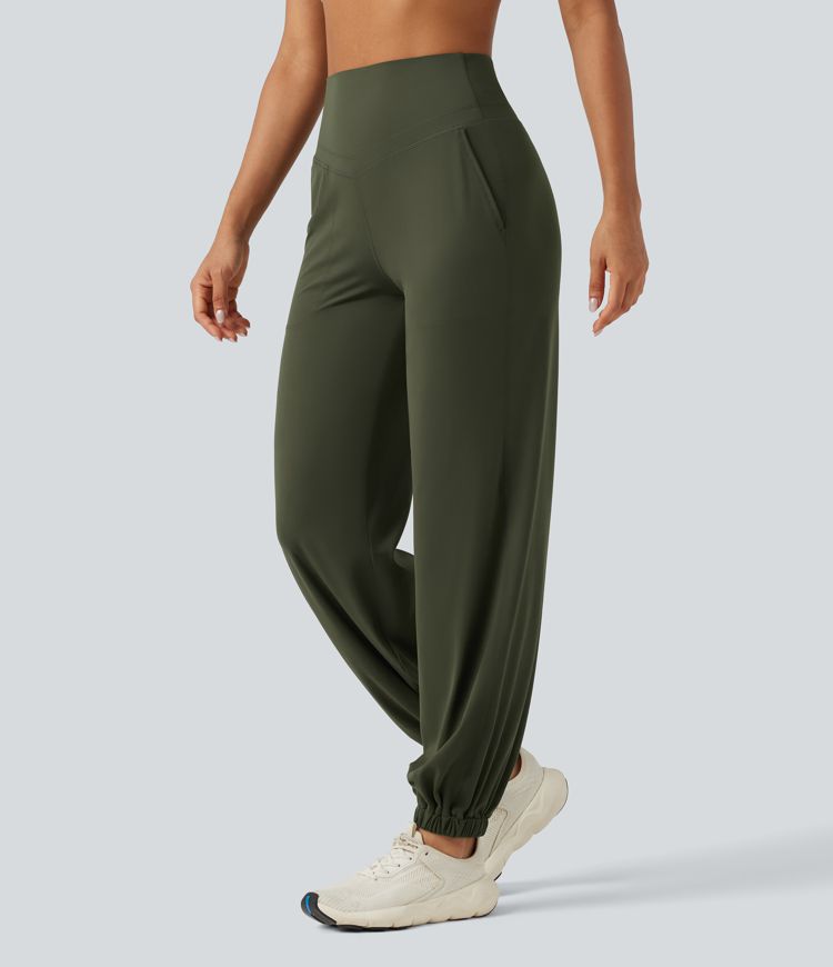 Halara UltraSculpt™ - Schmal zulaufende Yoga-Jogginghose mit hohem Bund, Seitentaschen und Bauchkontrolle Halara UltraSculpt™ - Schmal zulaufende Yoga-Jogginghose mit hohem Bund, Seitentaschen und Bauchkontrolle