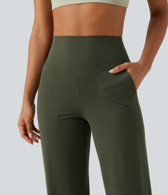 Halara UltraSculpt™ - Schmal zulaufende Yoga-Jogginghose mit hohem Bund, Seitentaschen und Bauchkontrolle Halara UltraSculpt™ - Schmal zulaufende Yoga-Jogginghose mit hohem Bund, Seitentaschen und Bauchkontrolle