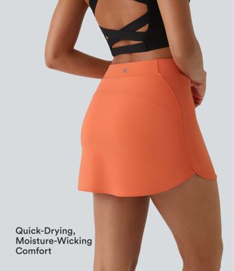 Everyday High Waisted Pocket 2-in-1 Micro Mini Golf Skirt-Clarity