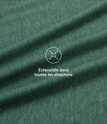 Haut décontracté col V manches courtes froncé coupe décontractée