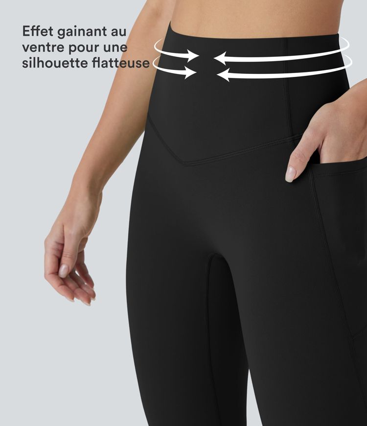 Legging corsaire de yoga gainant taille haute avec poches Halara UltraSculpt™