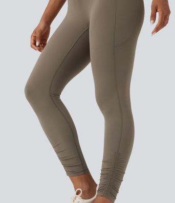 Legging de yoga gainant taille haute avec cordon de serrage et poches Halara UltraSculpt™