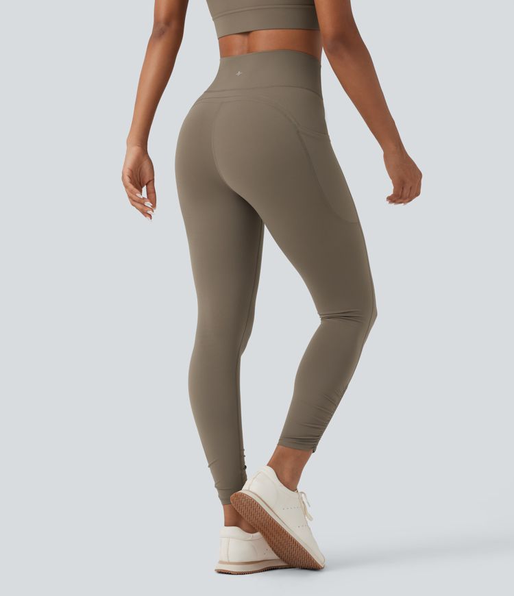 Legging de yoga gainant taille haute avec cordon de serrage et poches Halara UltraSculpt™