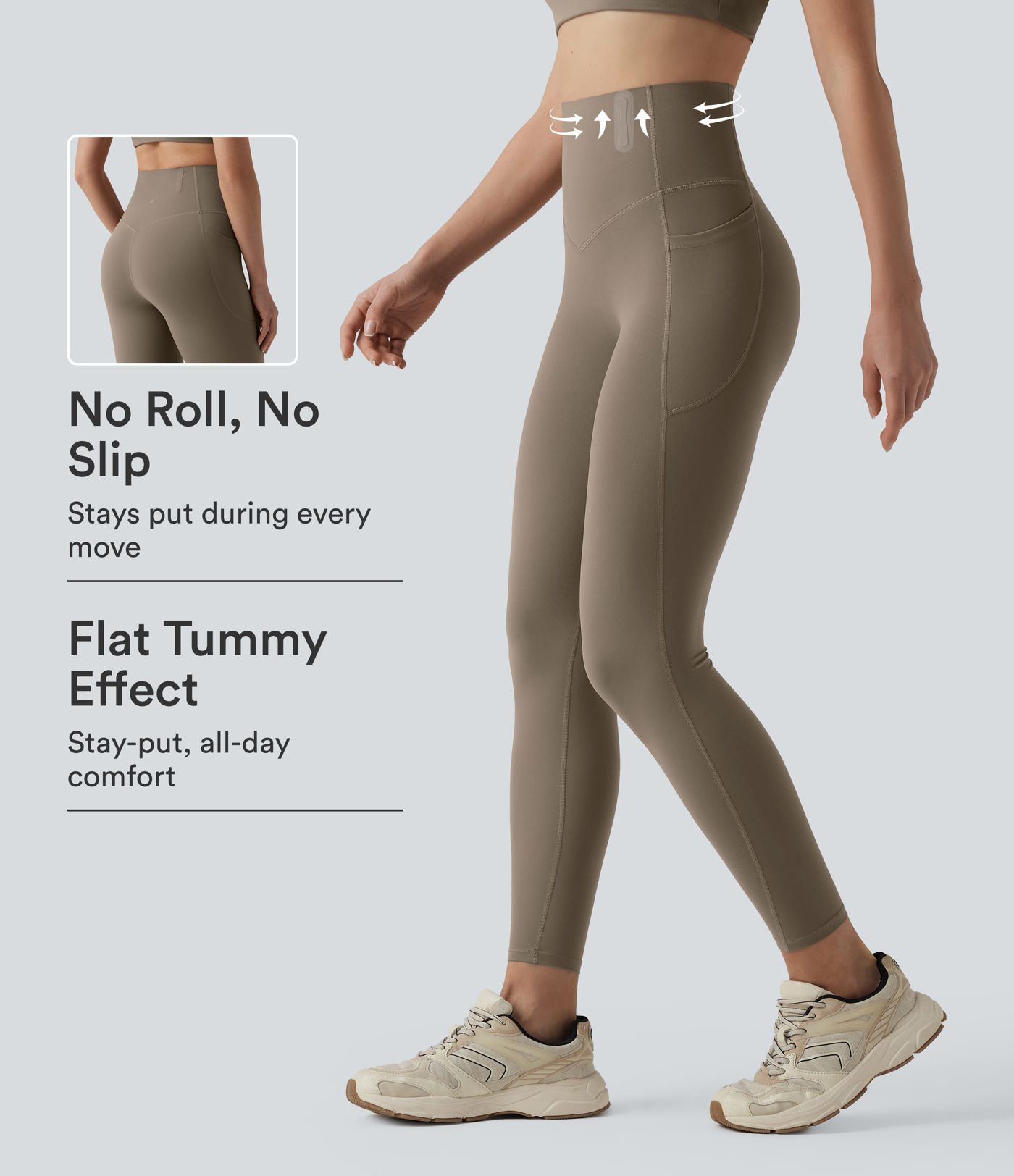 Halara UltraSculpt™ High Waisted Anti-Roll Tummy Control Shaping Workout Leggings with Pockets Halara UltraSculpt™ High Waisted Anti-Roll Tummy Control Shaping Workout Leggings with Pockets