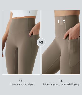 Halara UltraSculpt™ High Waisted Anti-Roll Tummy Control Shaping Workout Leggings with Pockets Halara UltraSculpt™ High Waisted Anti-Roll Tummy Control Shaping Workout Leggings with Pockets