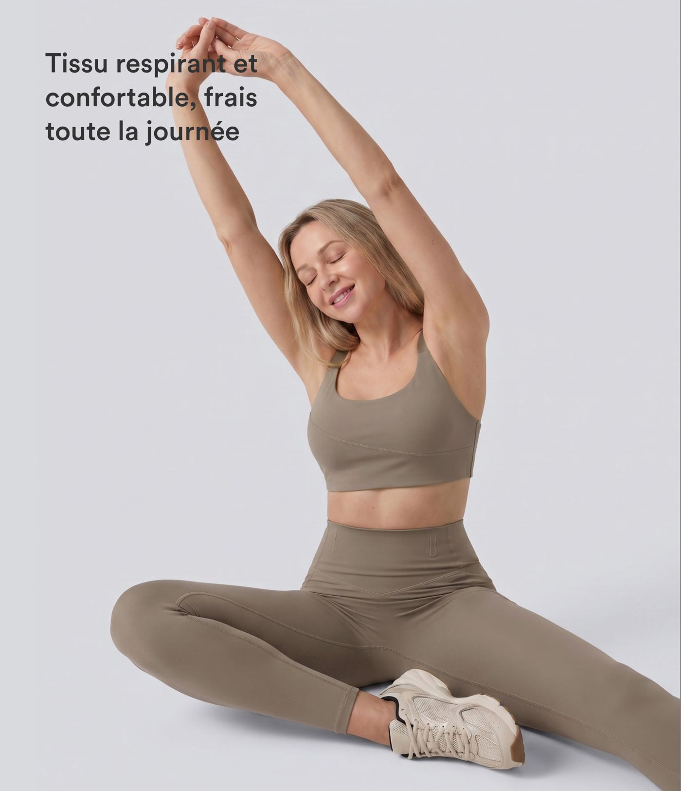 Legging 7/8 de yoga taille haute gainant sculptant anti-roulottage Halara UltraSculpt™ avec poches Legging 7/8 de yoga taille haute gainant sculptant anti-roulottage Halara UltraSculpt™ avec poches