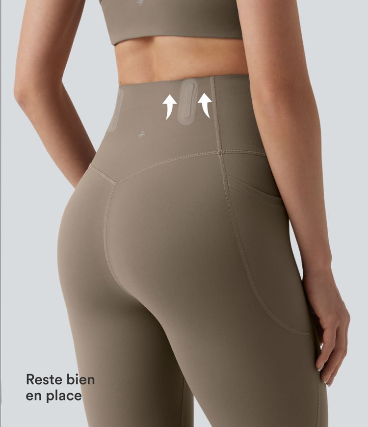 Legging 7/8 de yoga taille haute gainant sculptant anti-roulottage Halara UltraSculpt™ avec poches Legging 7/8 de yoga taille haute gainant sculptant anti-roulottage Halara UltraSculpt™ avec poches