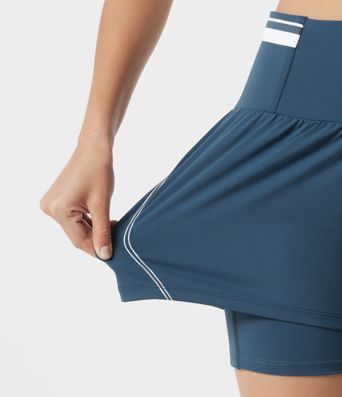 SoftlyZero™ Airy Reflective Super High Waisted Tummy Control 2-in-1 Cool Touch Workout Shorts 5'' with Pockets