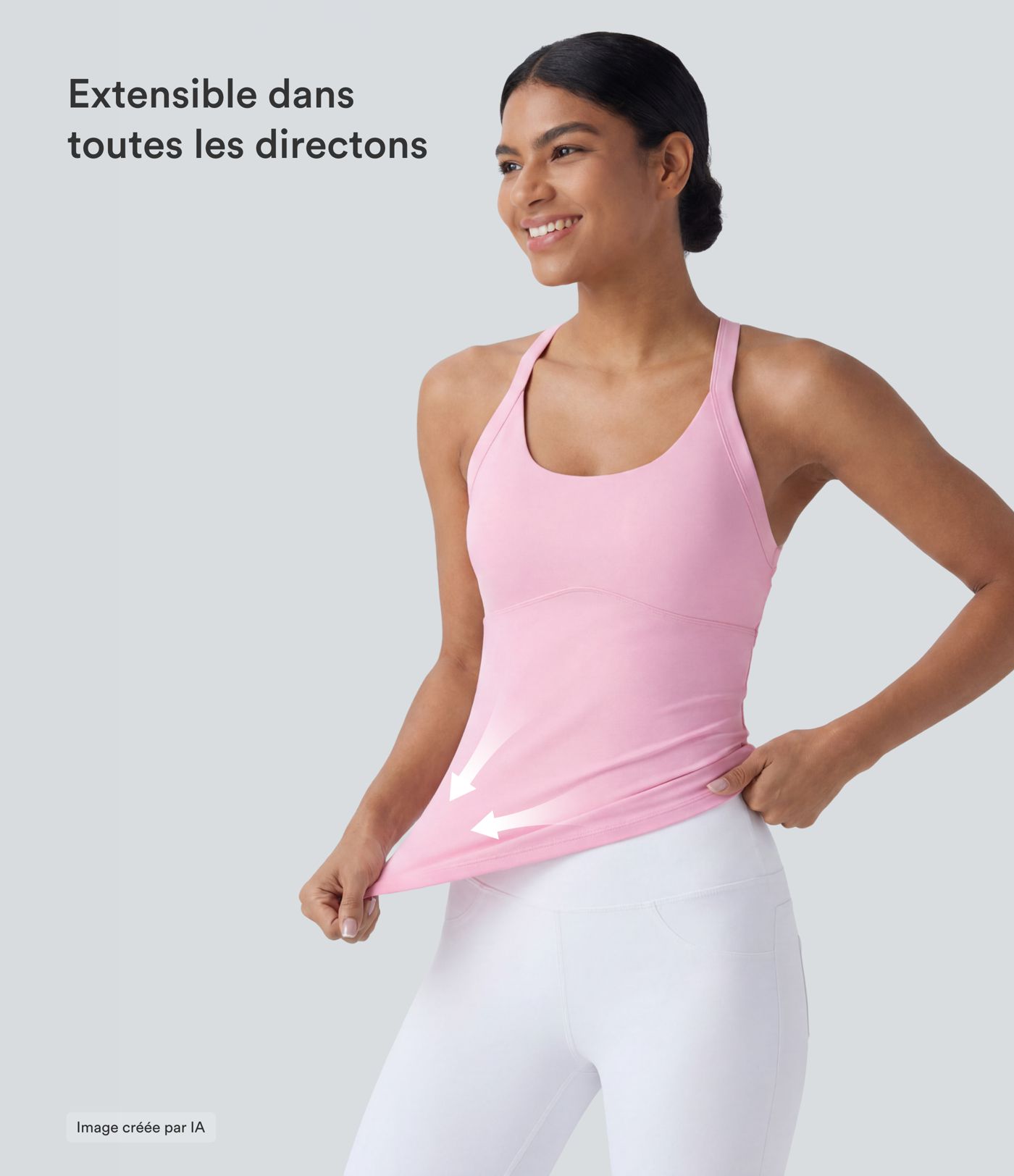 Débardeur yoga SoftlyZero™ Plush à découpes A-D Débardeur yoga SoftlyZero™ Plush à découpes A-D