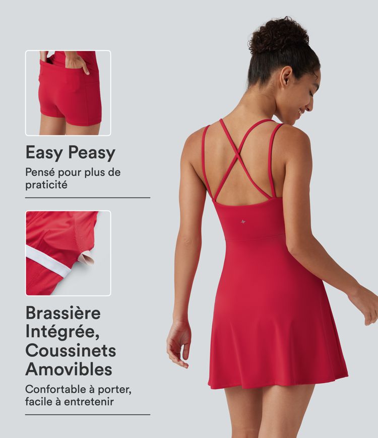 Robe active mini SoftlyZero™ Airy avec poches, accès facile Easy Peazy et protection solaire UPF 50+ Robe active mini SoftlyZero™ Airy avec poches, accès facile Easy Peazy et protection solaire UPF 50+