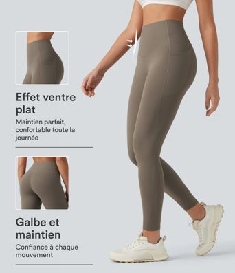 Legging d'entraînement gainant taille haute avec poches Halara UltraSculpt™