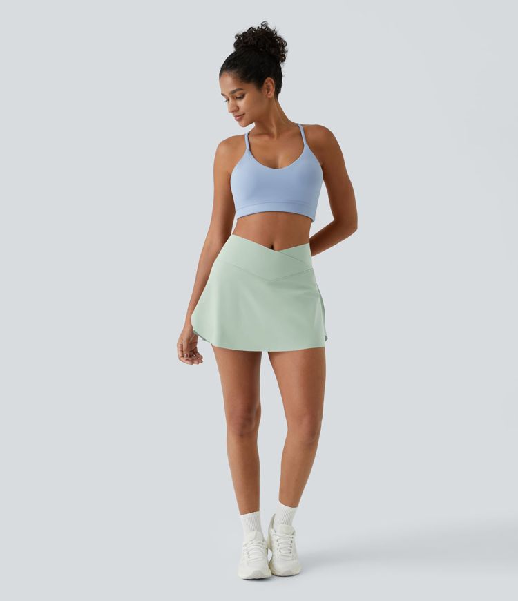 Jupe de tennis mini 2-en-1 Everyday Softlyzero™ Airy avec croisement, poche latérale et toucher frais-Lucide-UPF50+ Jupe de tennis mini 2-en-1 Everyday Softlyzero™ Airy avec croisement, poche latérale et toucher frais-Lucide-UPF50+