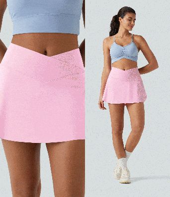 Jupe de tennis mini 2-en-1 Everyday Softlyzero™ Airy avec croisement, poche latérale et toucher frais-Lucide-UPF50+ Jupe de tennis mini 2-en-1 Everyday Softlyzero™ Airy avec croisement, poche latérale et toucher frais-Lucide-UPF50+