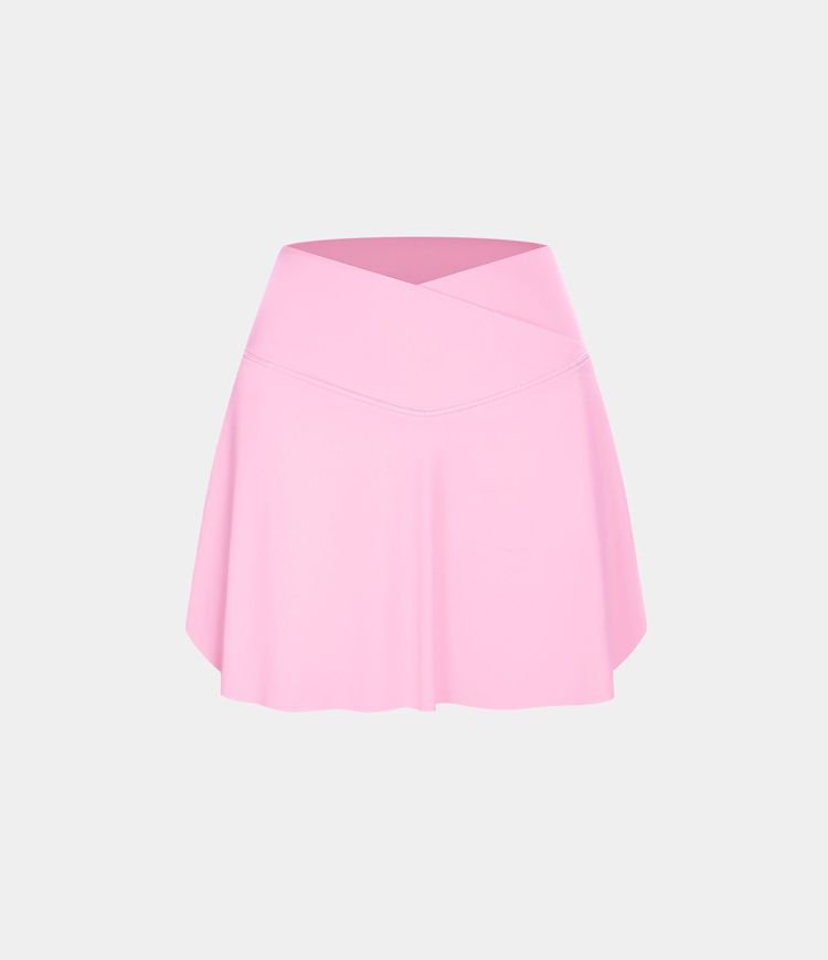 Softlyzero™ Airy Jupe de Tennis 2-en-1 à Poches Latérales Croisées Toucher Frais - Lucid - Longueur Plus Softlyzero™ Airy Jupe de Tennis 2-en-1 à Poches Latérales Croisées Toucher Frais - Lucid - Longueur Plus
