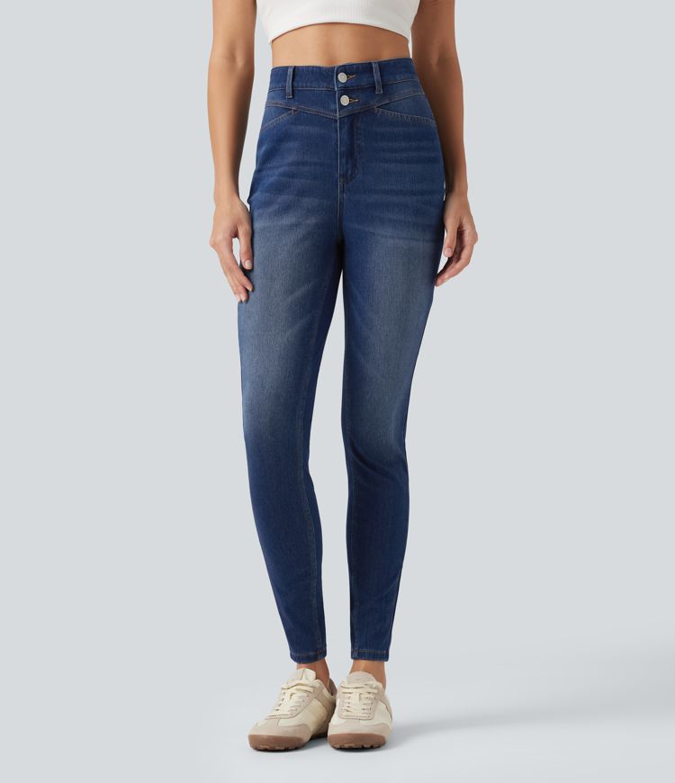 Halara Flex™ High Waisted Skinny Casual Jeans with Pockets