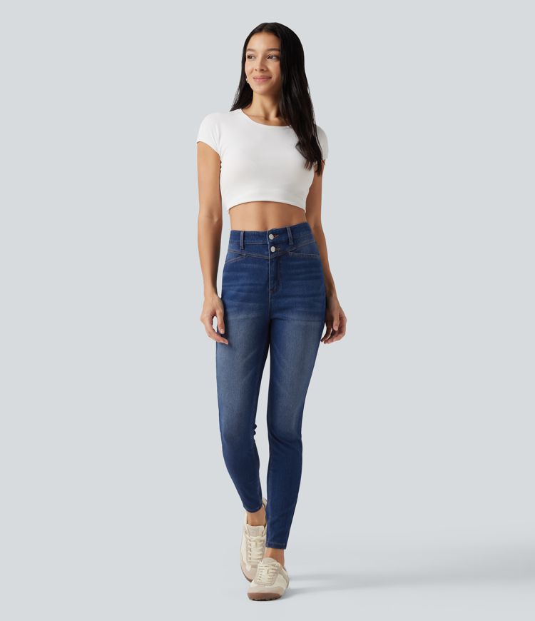 Halara Flex™ High Waisted Skinny Casual Jeans with Pockets