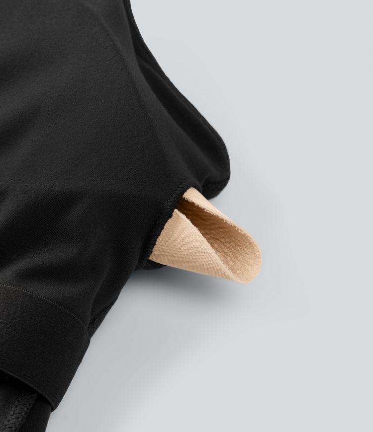 SoftlyZero™ kuscheliger Party-Romper mit U-Boot-Ausschnitt, integriertem BH, kontrastierendem Mesh, kurzen Ärmeln und Taschen – Easy-Peezy-Edition SoftlyZero™ kuscheliger Party-Romper mit U-Boot-Ausschnitt, integriertem BH, kontrastierendem Mesh, kurzen Ärmeln und Taschen – Easy-Peezy-Edition